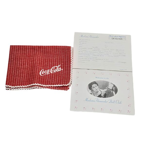 Madame Alexander Large Doll Nostalgia Coca Cola 17490 Vtg Collectible - Picture 4 of 16